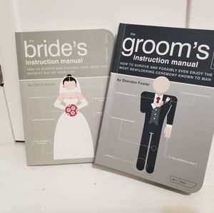 Bride & groom instruction manual books